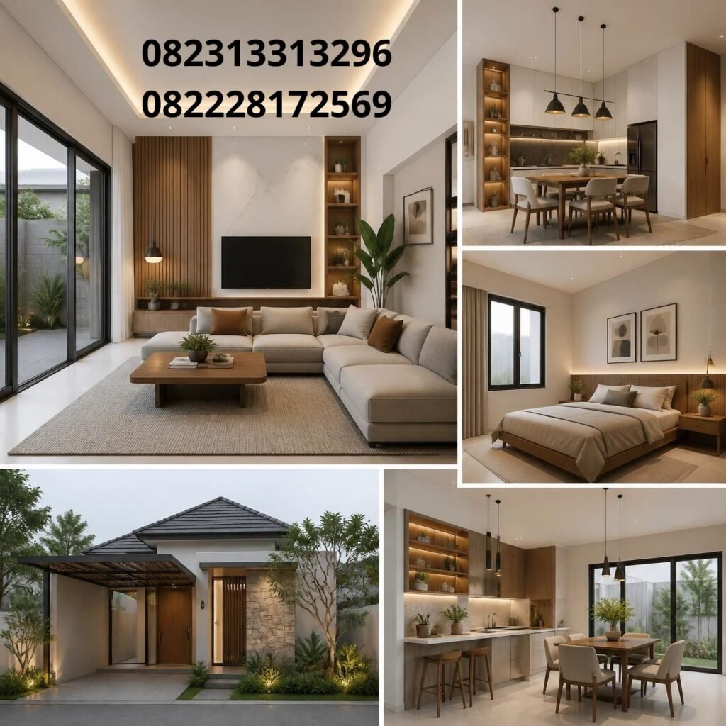Desain interior rumah modern Surabaya