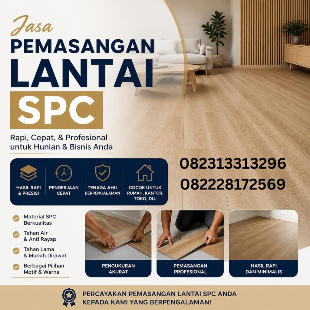 Harga Jasa Pemasangan Lantai SPC