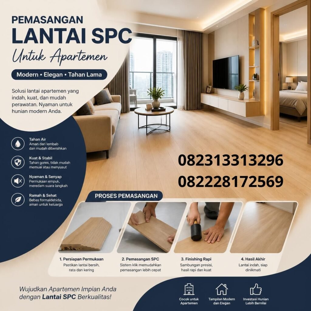 Harga Pemasangan Lantai SPC Apartemen