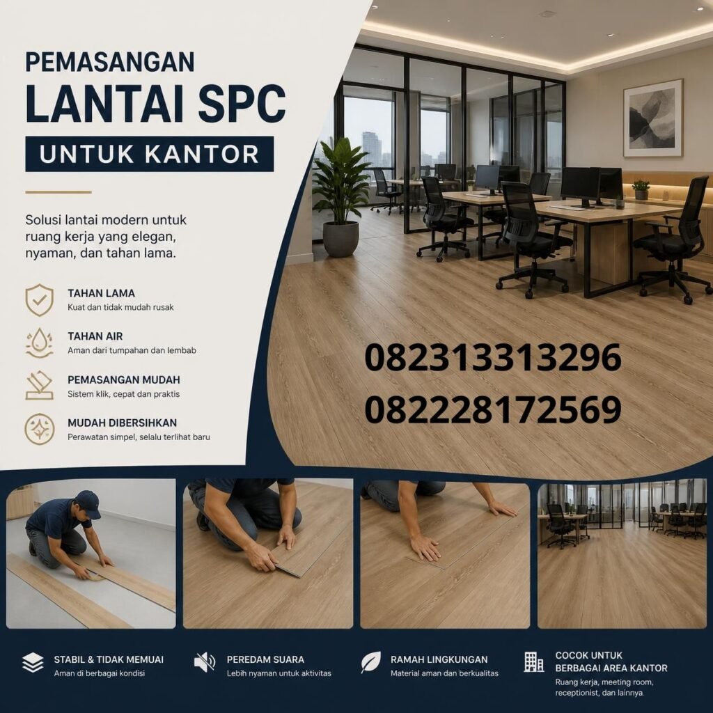 Harga Pemasangan Lantai SPC Kantor