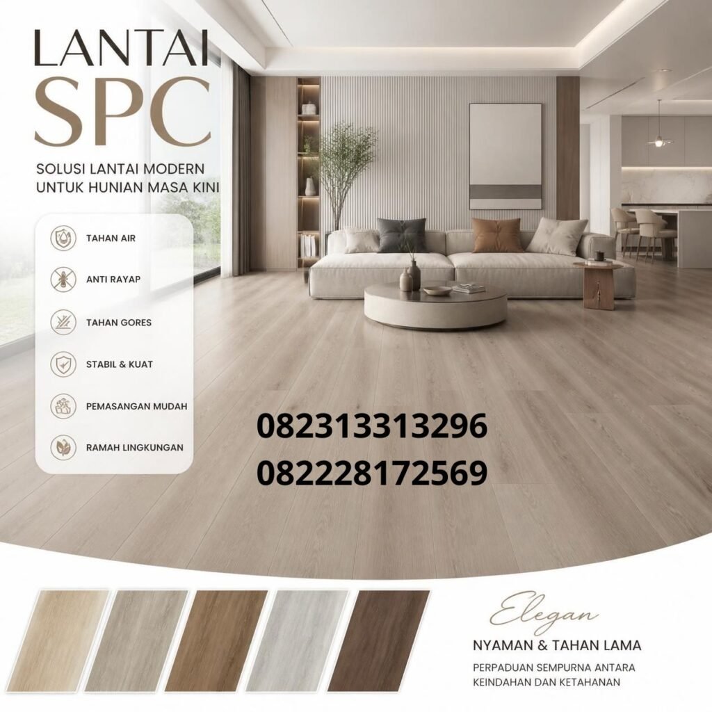 Harga lantai SPC modern