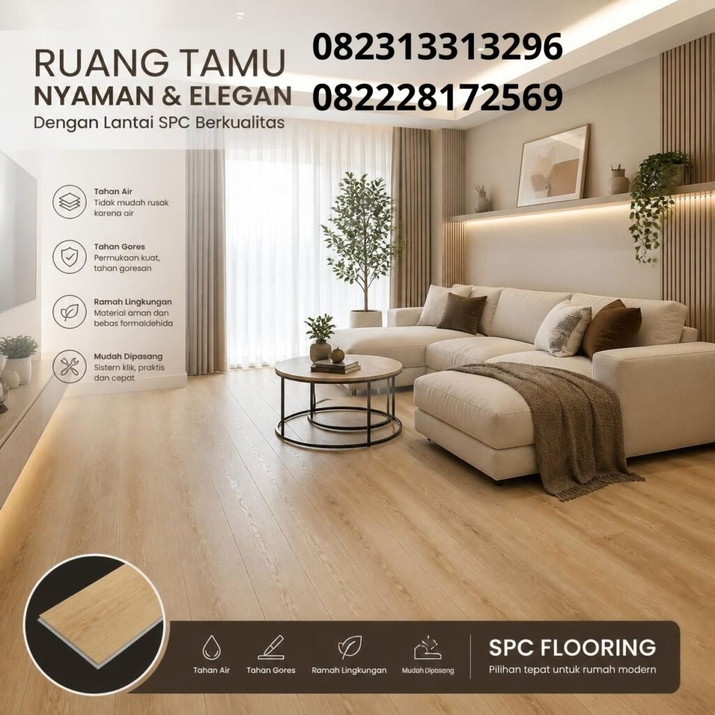 Inspirasi Ruang Tamu Lantai SPC