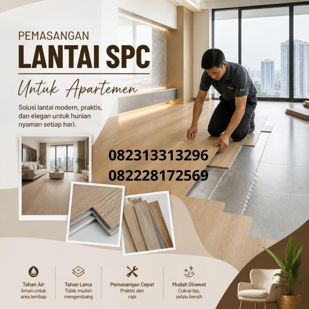 Instalasi Lantai SPC Apartemen