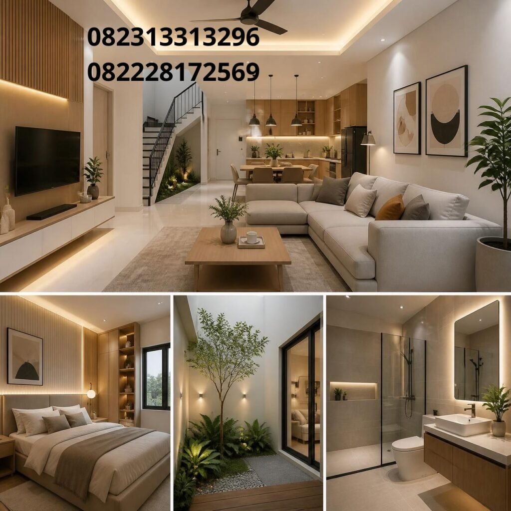 Interior rumah modern Surabaya Barat