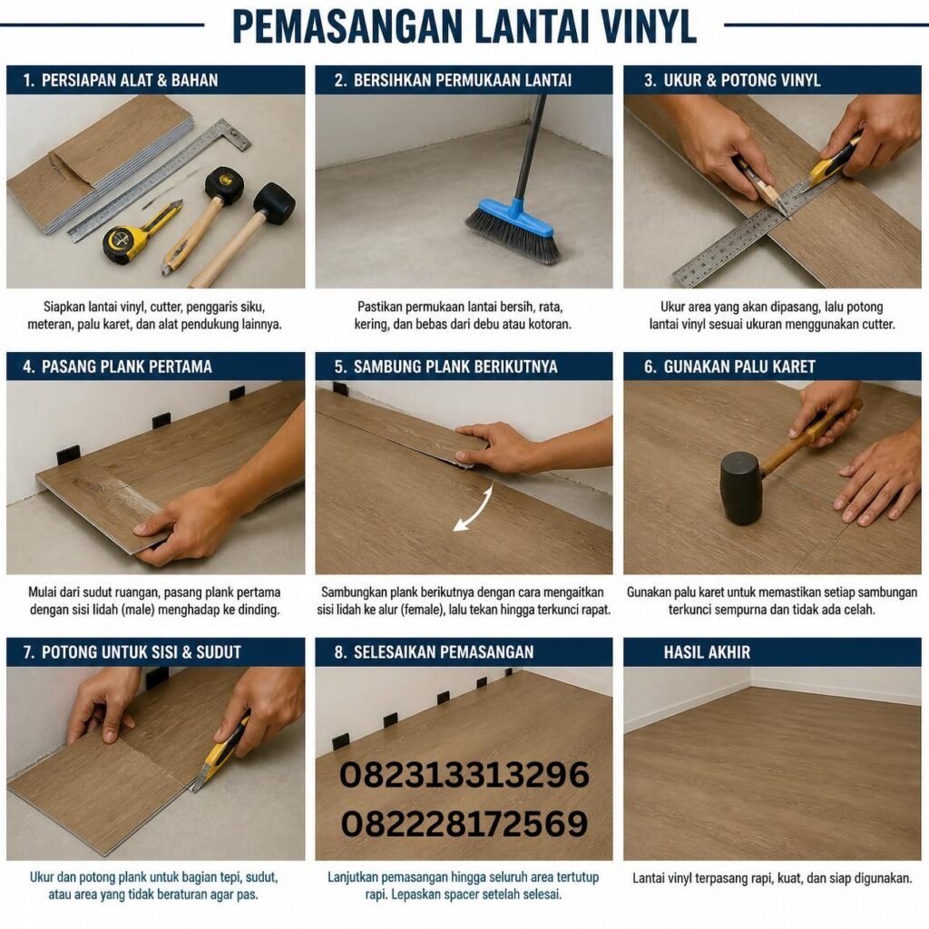 Jasa Pemasangan Lantai Vinyl