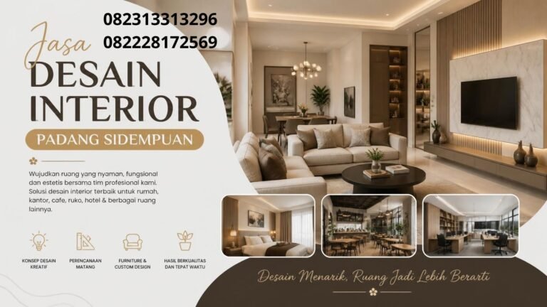 Jasa desain interior Padang Sidempuan
