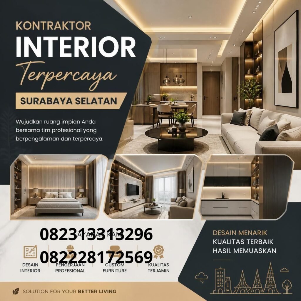 Jasa desain interior Surabaya Selatan