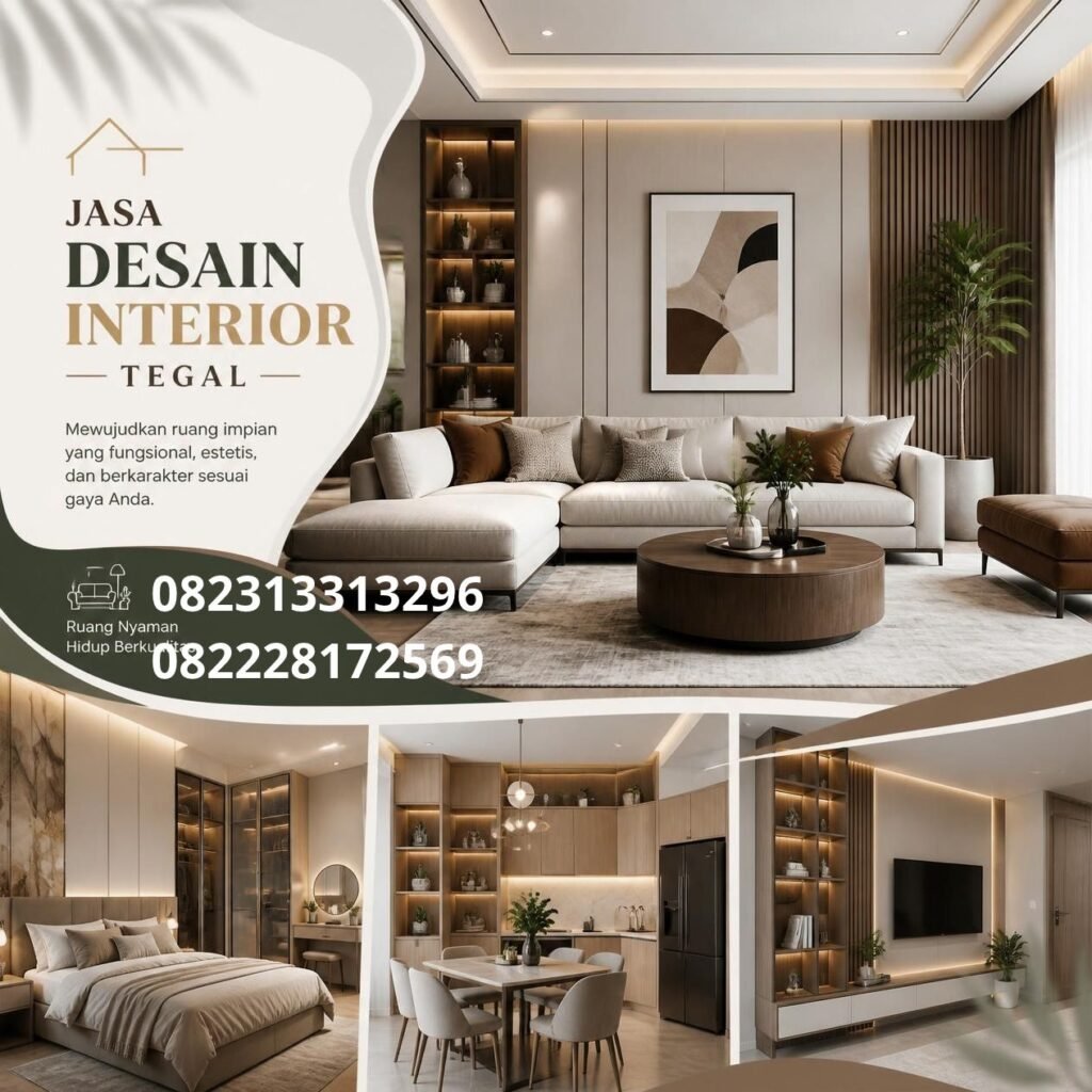 Jasa desain interior minimalis Tegal