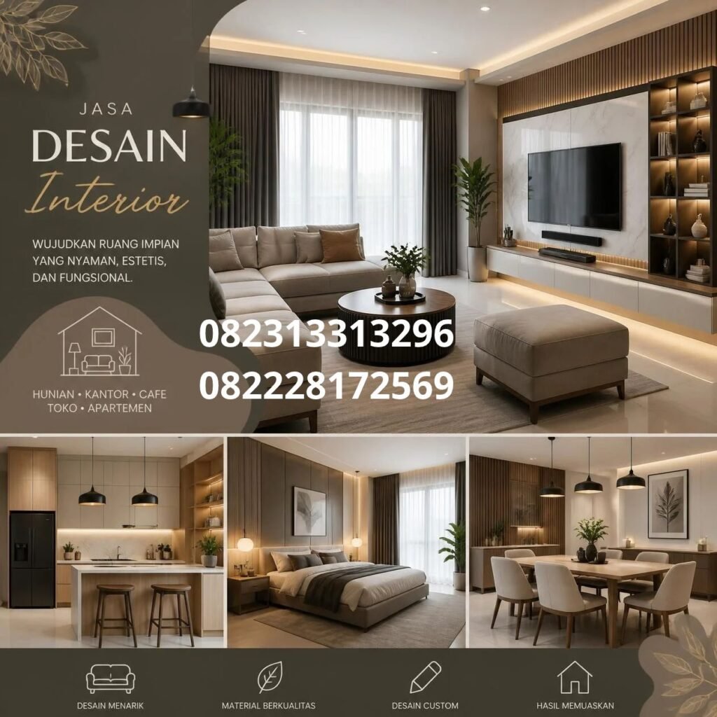 Jasa desain interior modern Tegal