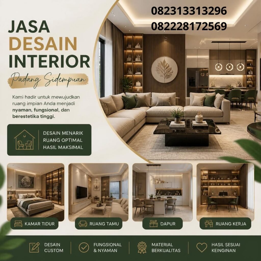 Jasa interior Padang Sidempuan