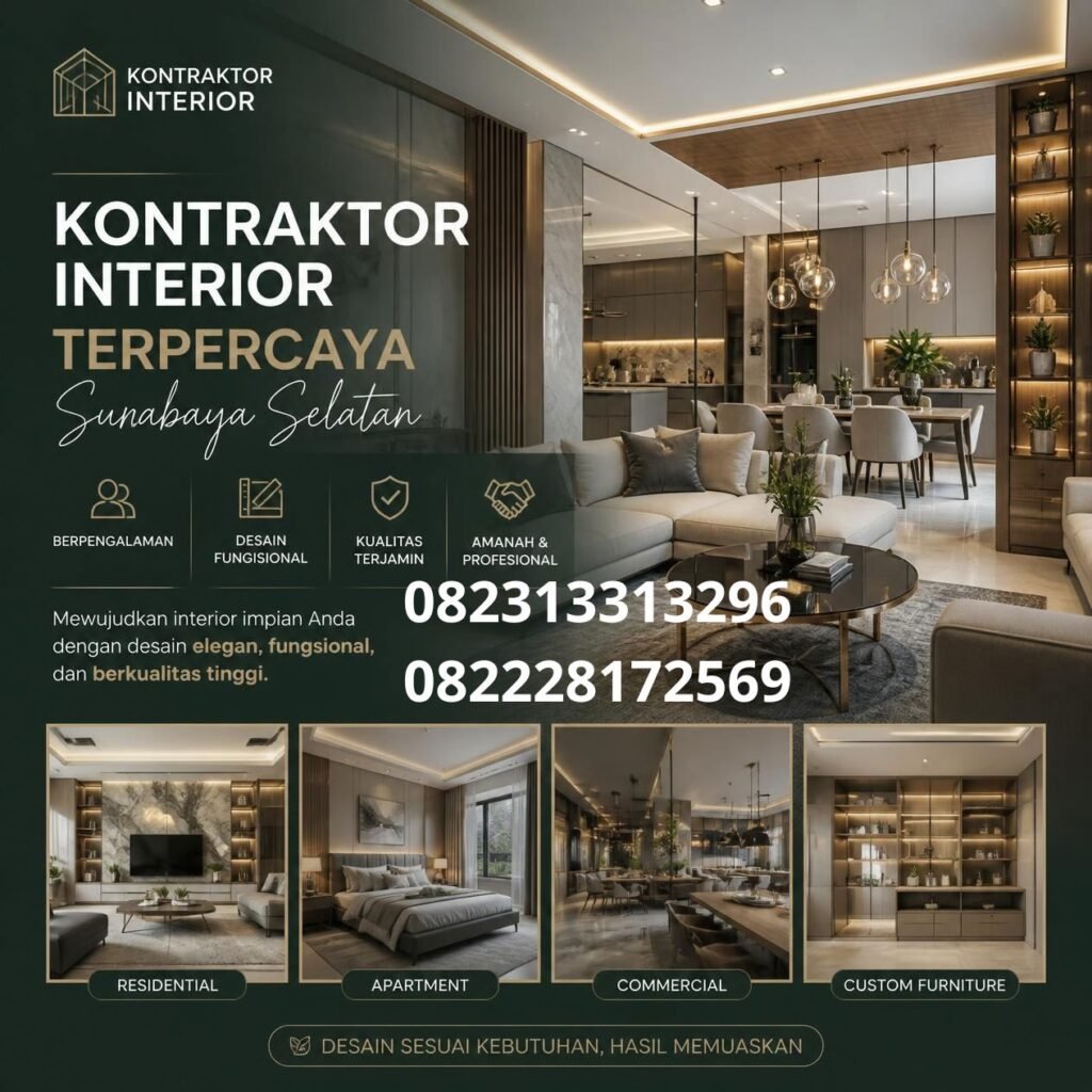 Jasa interior Surabaya Selatan