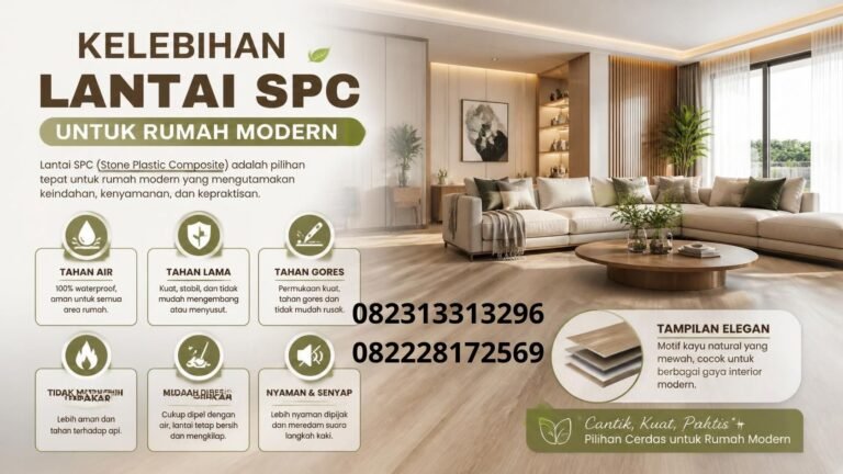 Kelebihan Lantai SPC untuk Rumah Modern