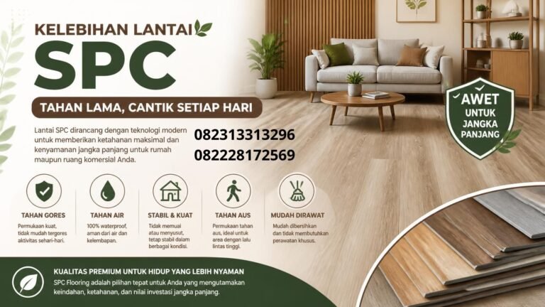 Kelebihan lantai SPC tahan lama