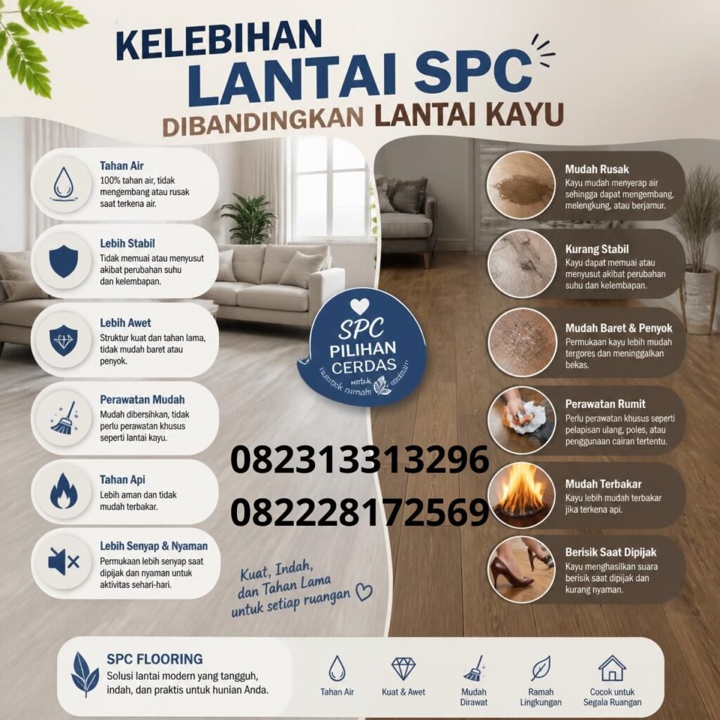 Kelebihan lantai SPC untuk rumah