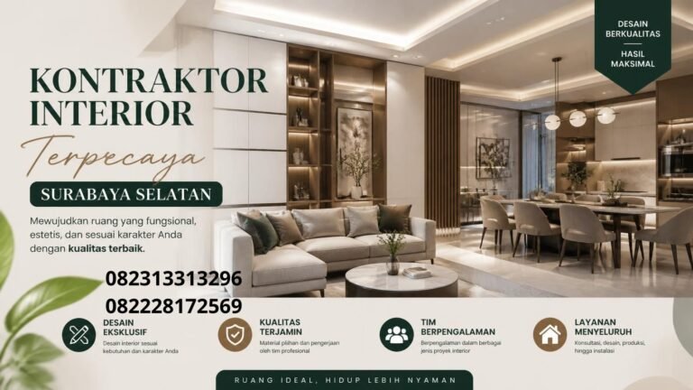 Kontraktor interior terpercaya Surabaya Selatan