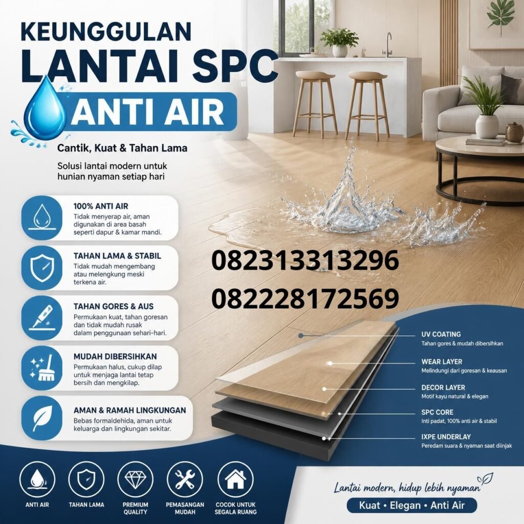Lantai SPC Anti Air