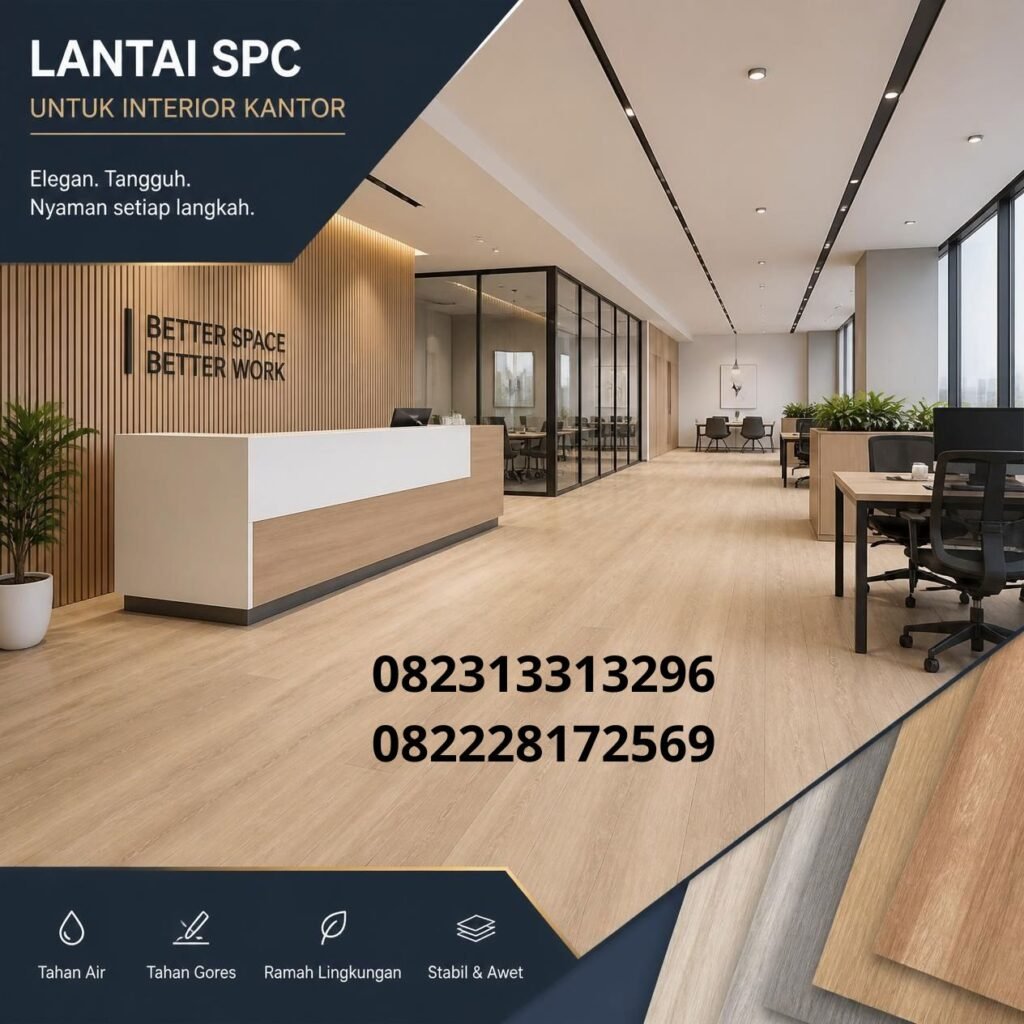 Lantai SPC Kantor Minimalis
