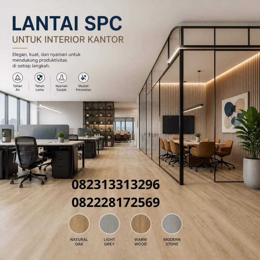 Lantai SPC Kantor Modern