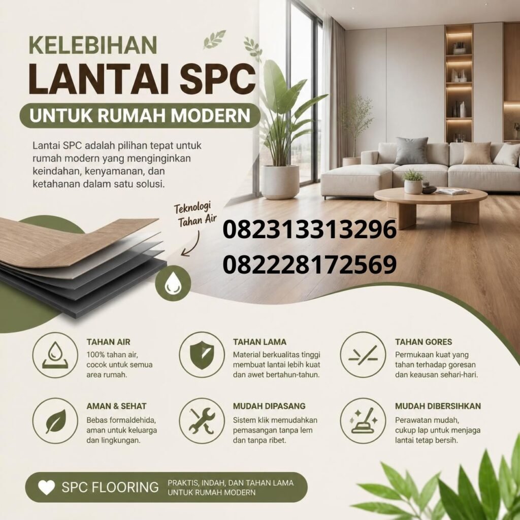 Lantai SPC Modern Minimalis