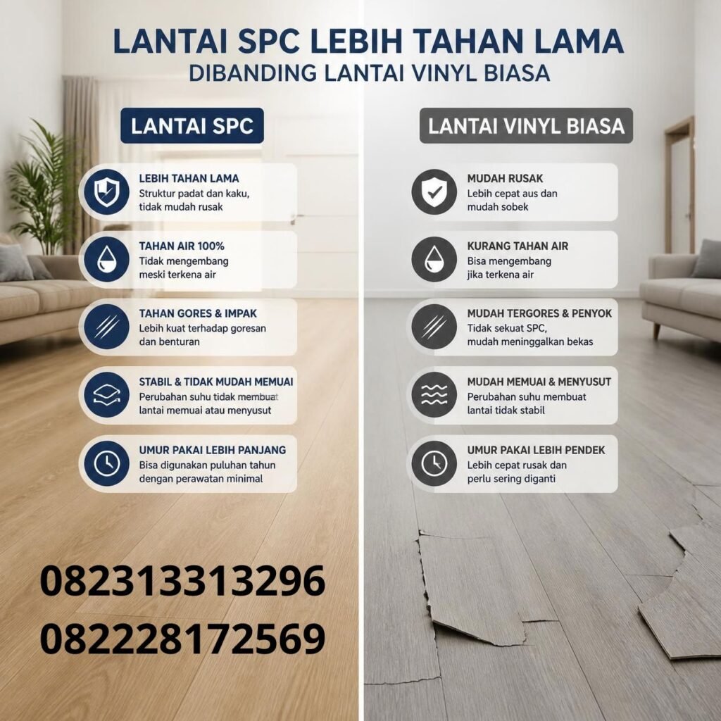 Lantai SPC Tahan Lama