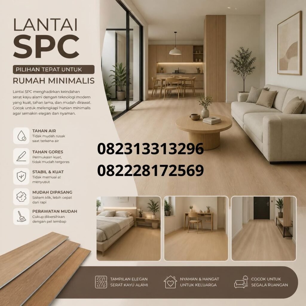 Lantai SPC rumah minimalis (1)