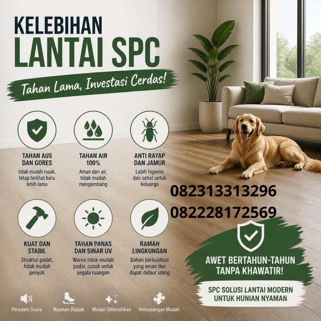 Lantai SPC tahan air