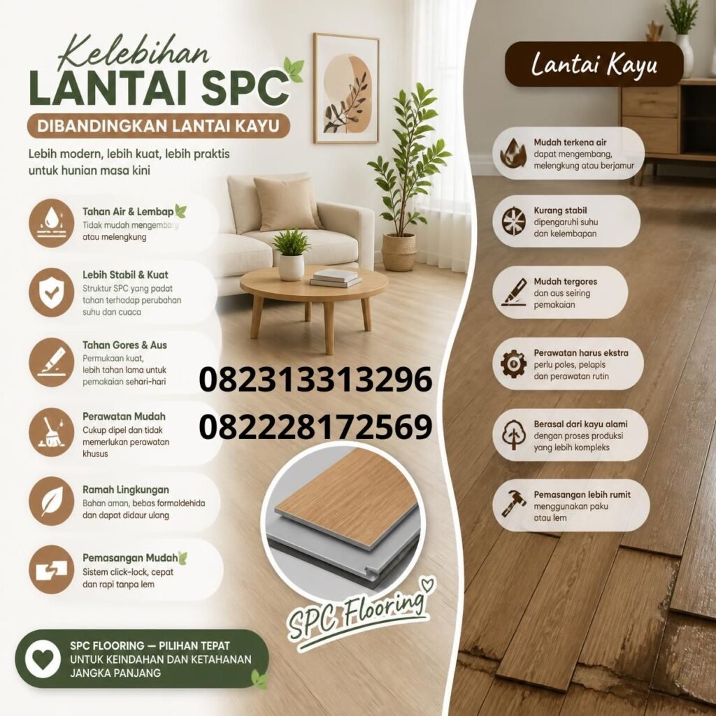 Lantai SPC tahan air
