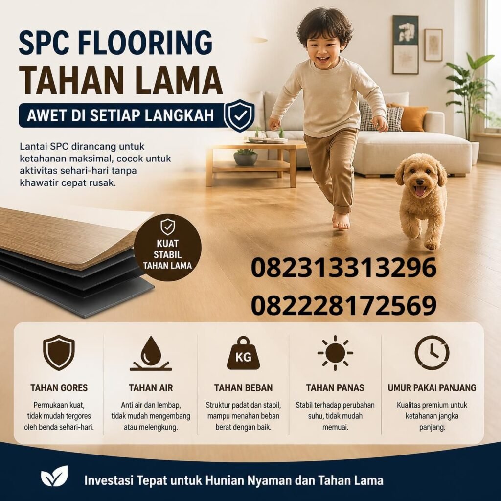 Lantai SPC tahan lama