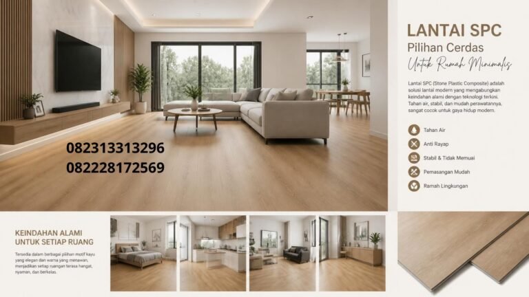 Lantai SPC untuk desain rumah minimalis