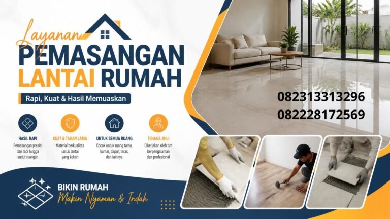 Layanan Pemasangan Lantai Rumah