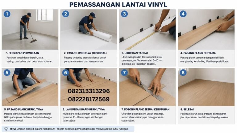 Pemasangan Lantai Vinyl