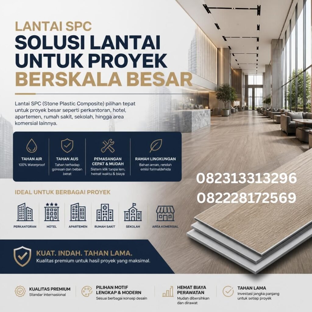 Promo lantai SPC untuk proyek besar terbaru