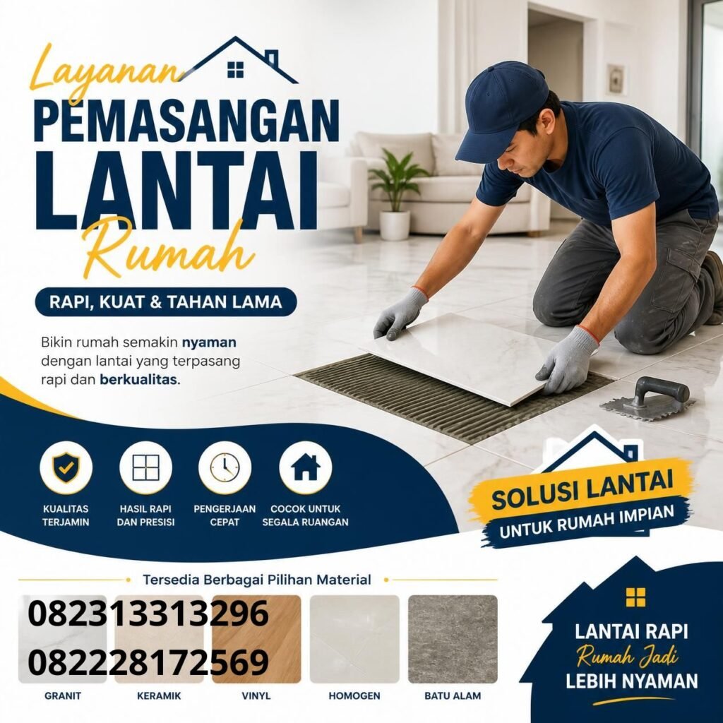 Tukang Pasang Lantai Rumah