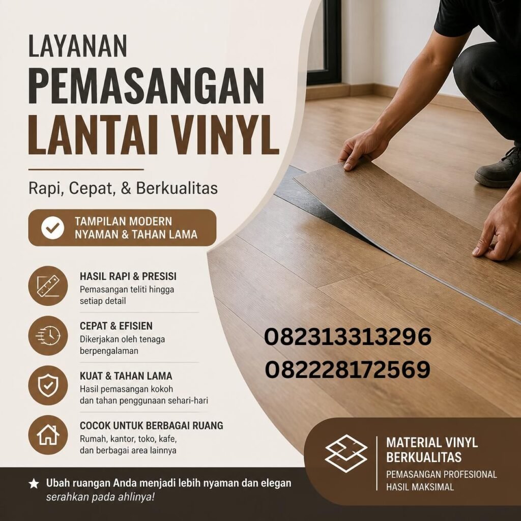 Tukang Pasang Lantai Vinyl