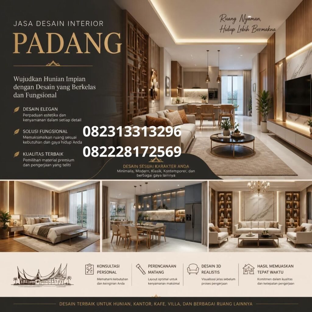 Desain Interior Minimalis Padang