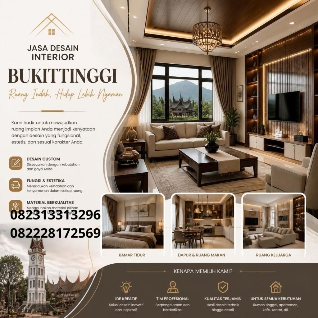 Desain Interior Rumah Bukittinggi