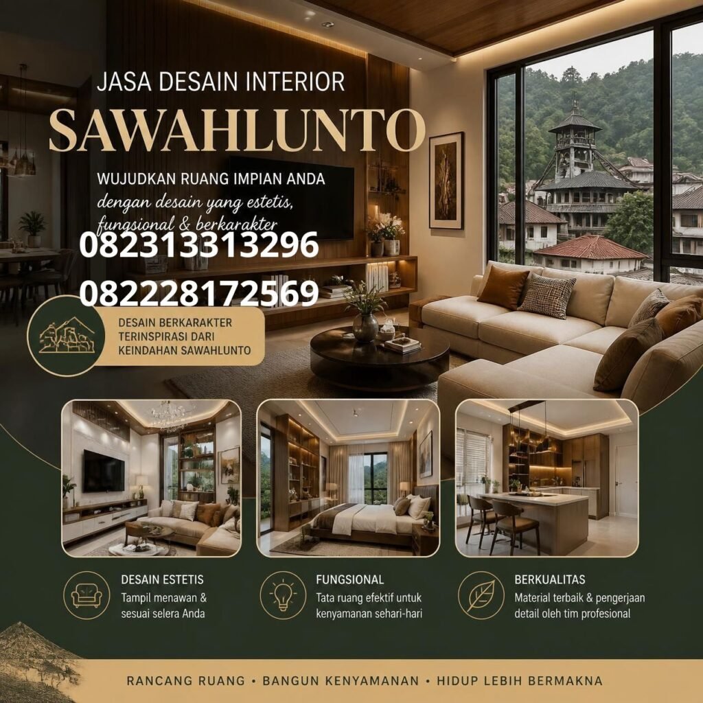 Desain interior Sawahlunto
