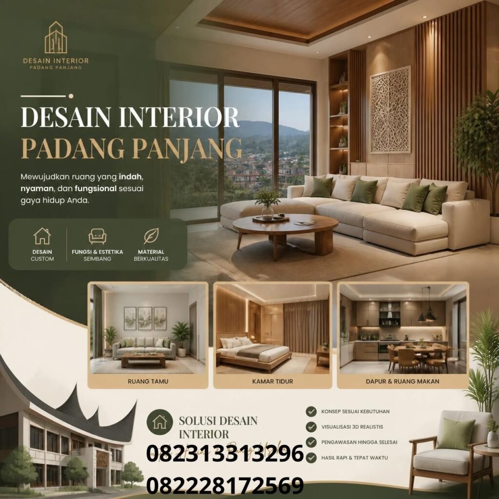 Desain interior minimalis Padang Panjang