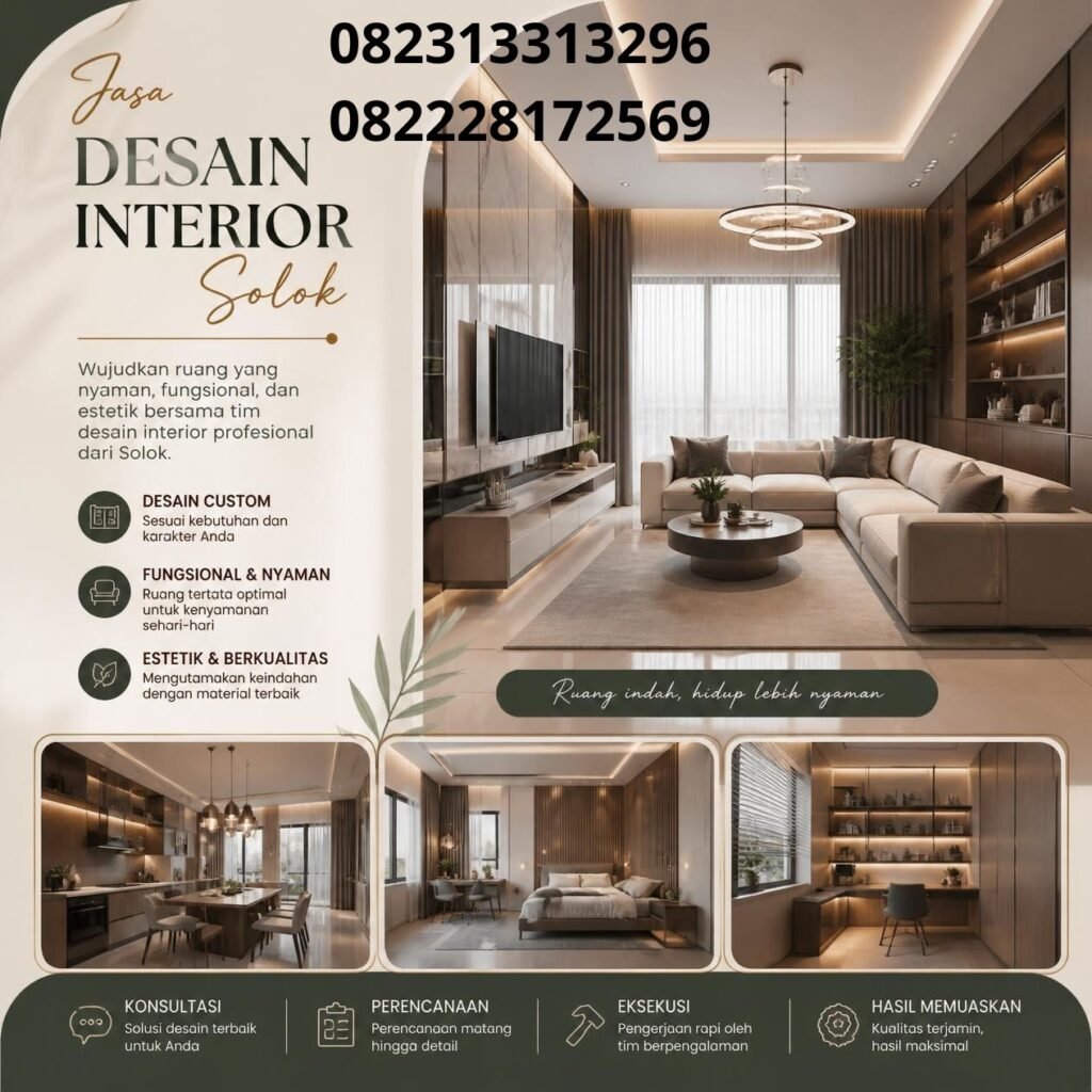Desain interior minimalis Solok