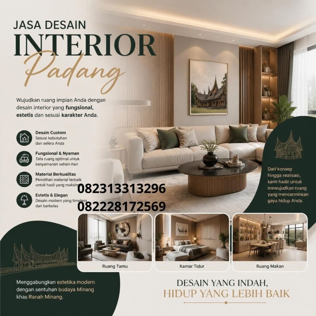 Jasa Desain Interior Rumah Padang