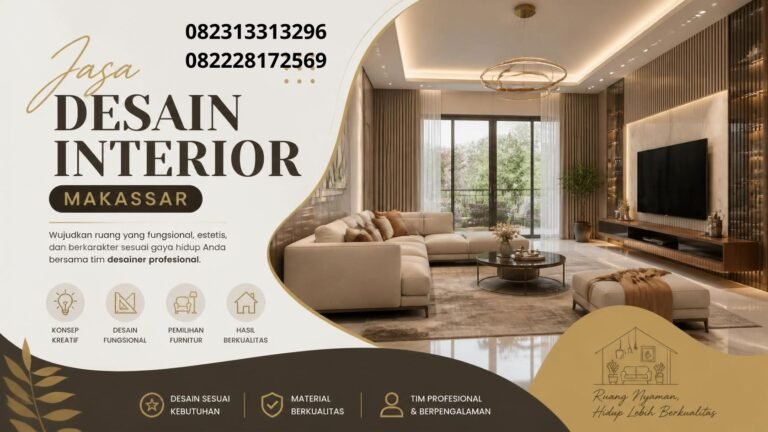 Jasa desain interior Makassar