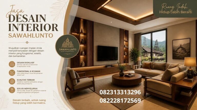 Jasa desain interior Sawahlunto