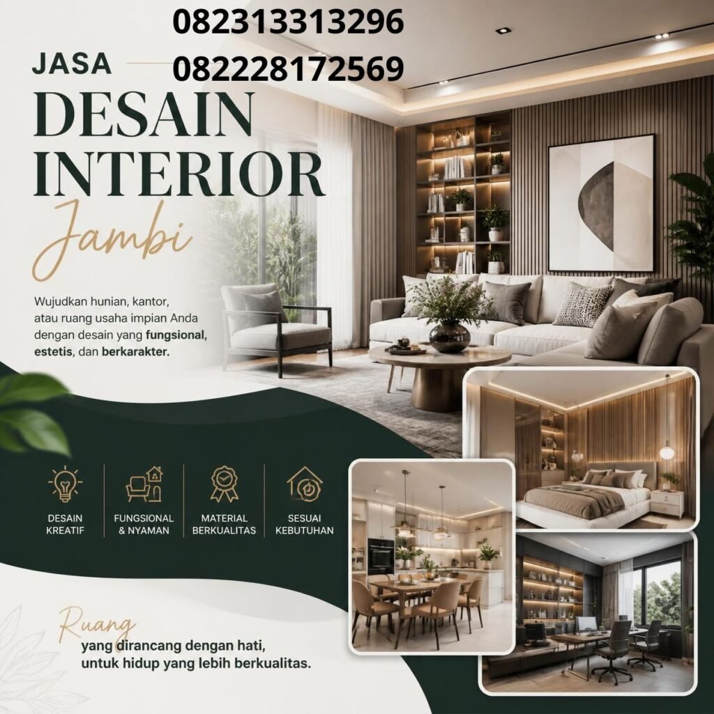 Jasa desain interior apartemen Jambi