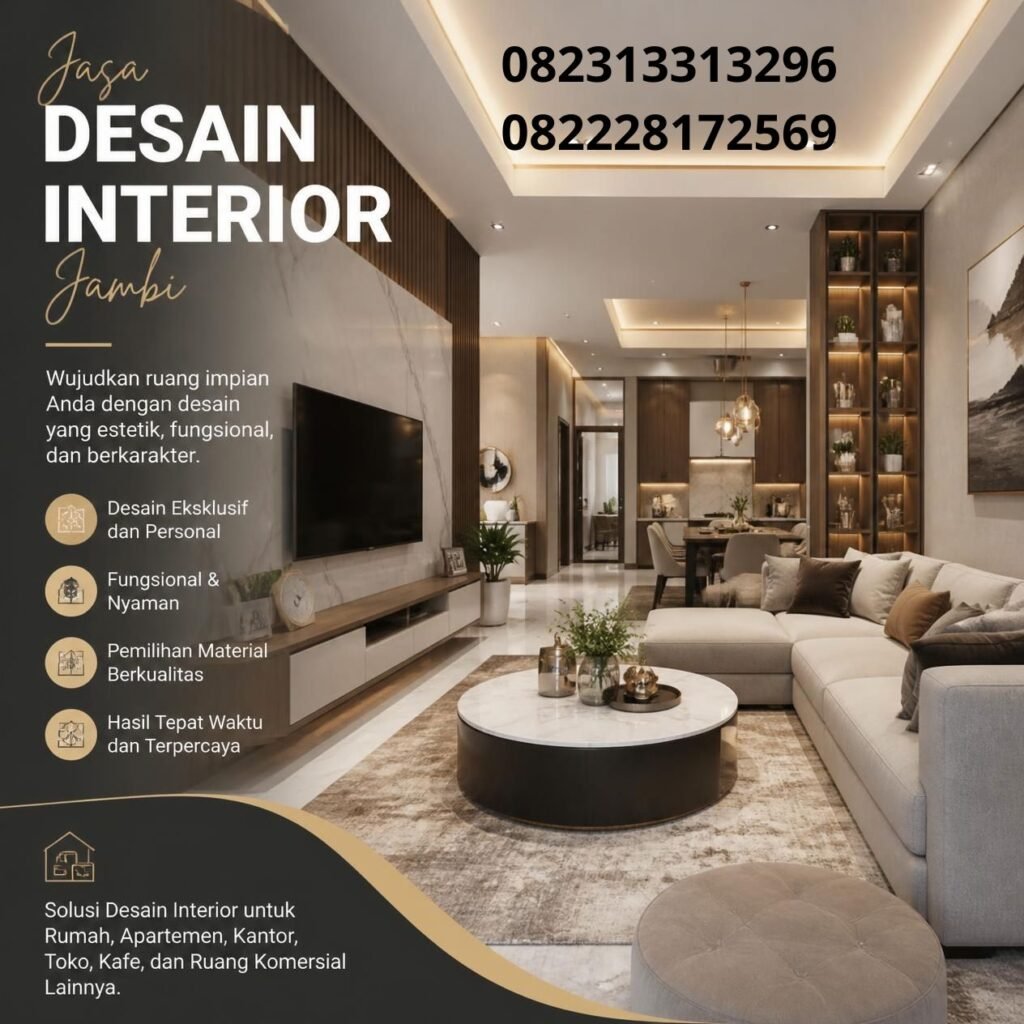Jasa desain interior kantor Jambi