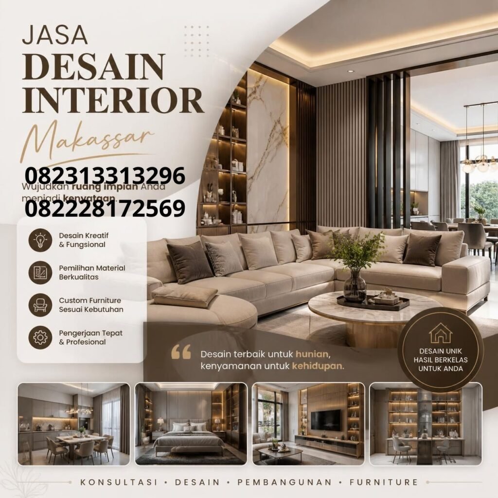 Jasa desain interior kantor Makassar