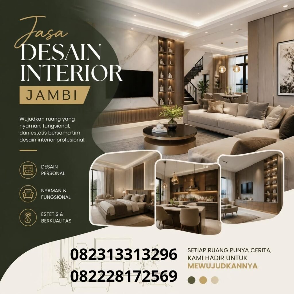 Jasa desain interior minimalis Jambi