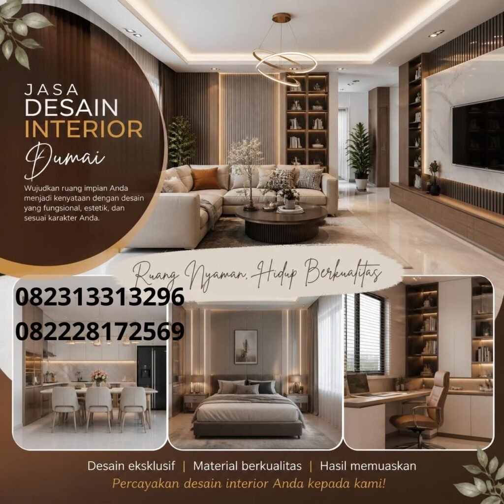 Jasa desain interior modern Dumai