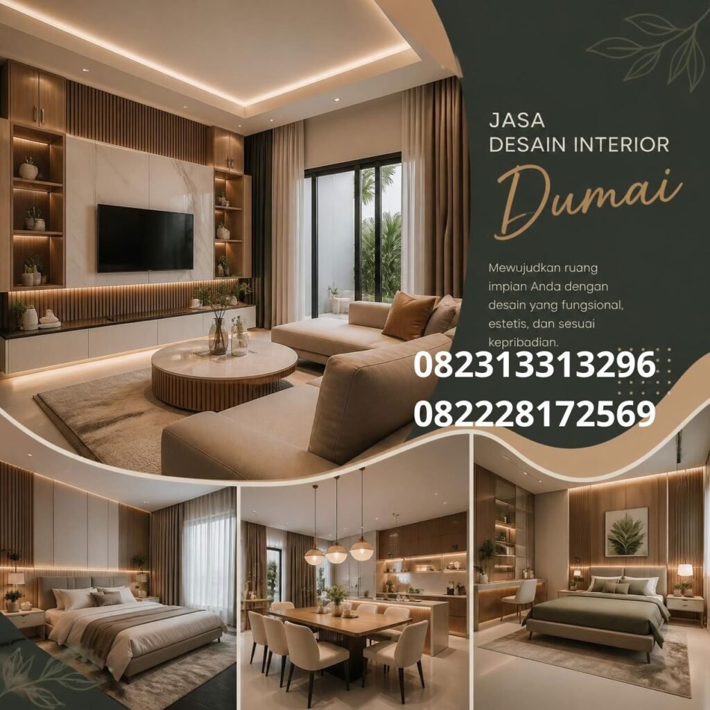 Jasa desain interior profesional Dumai