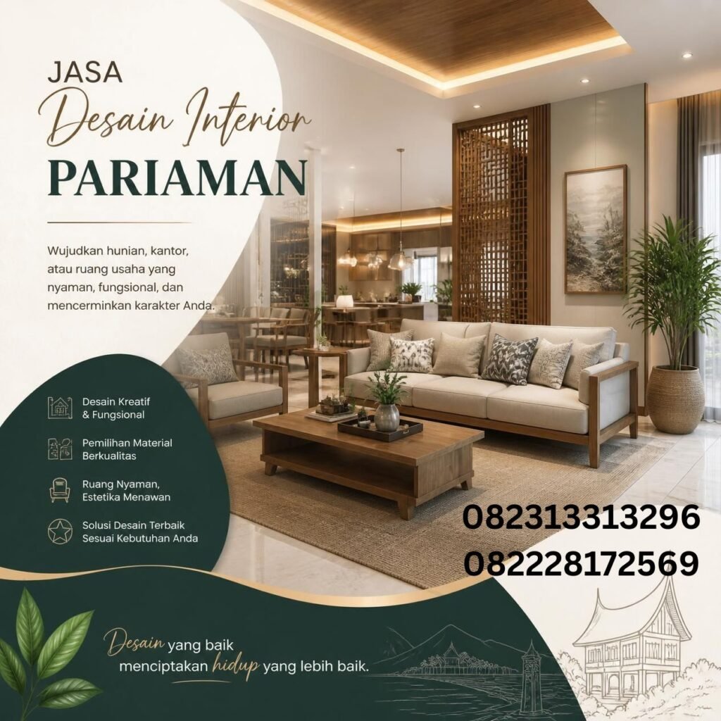 Jasa interior custom Pariaman