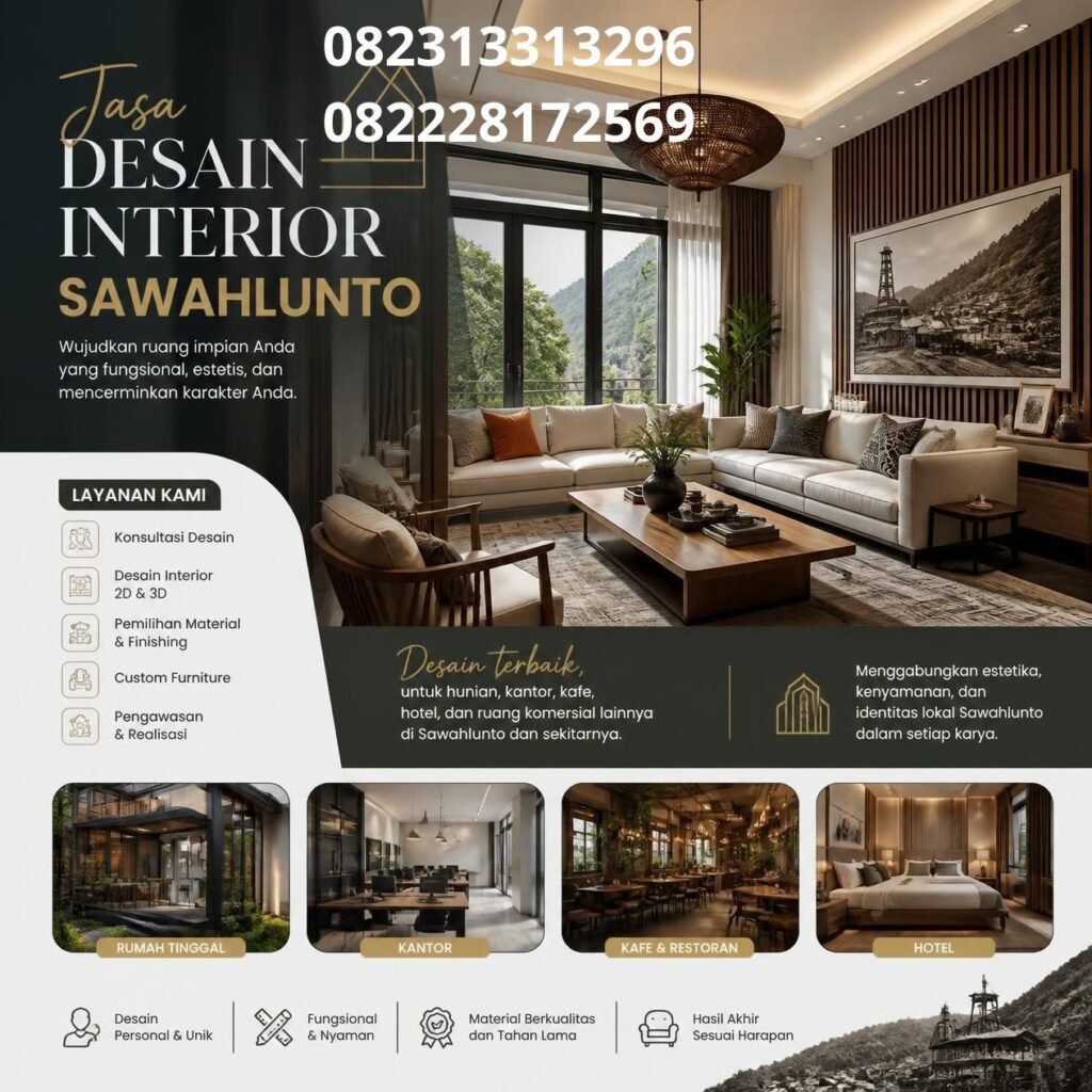 Jasa interior rumah Sawahlunto